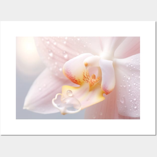 Orchid Flower Petal Nature Serene Calm Wall Art by Cubebox